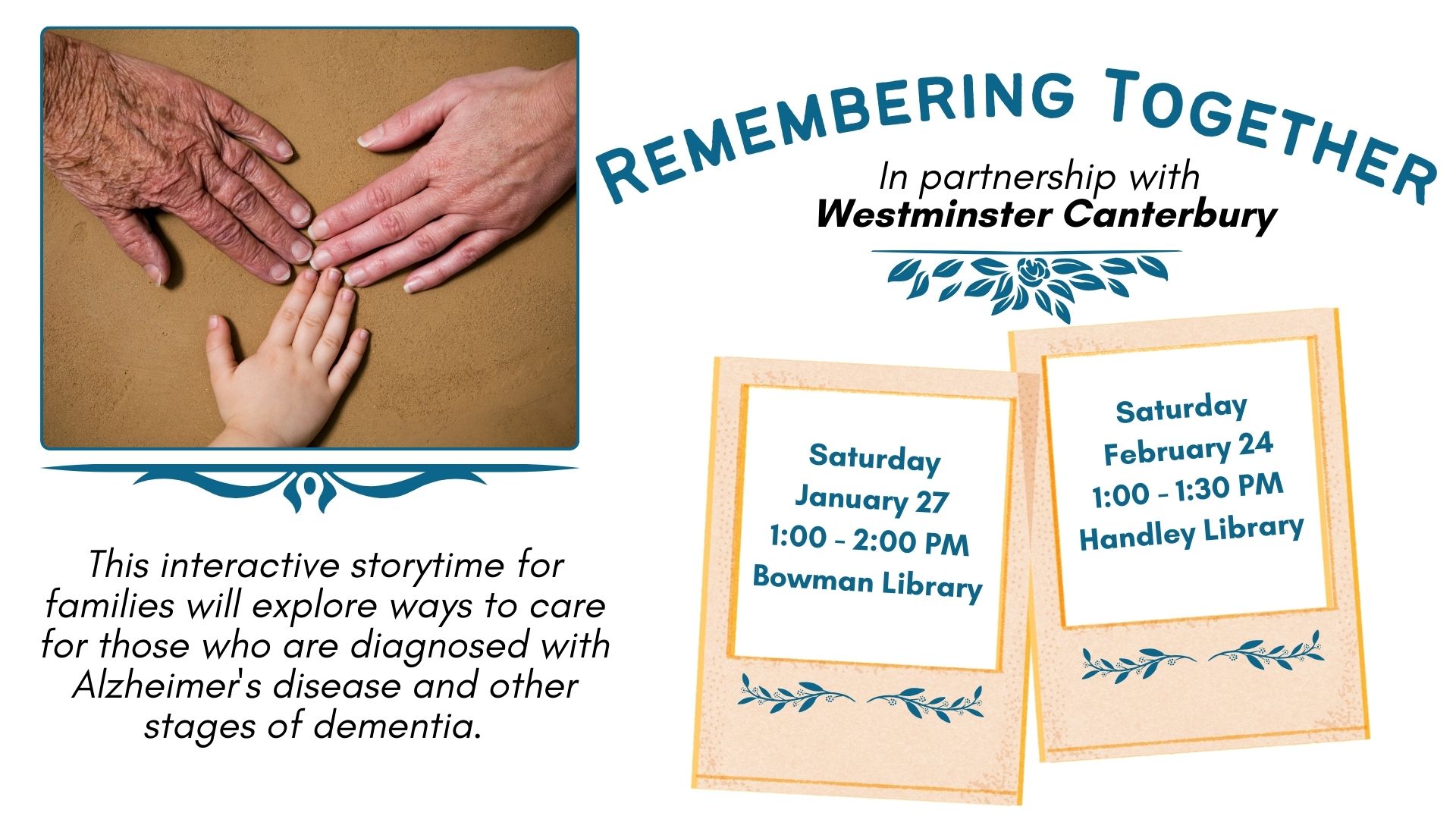Remembering Together | Handley Regional Library System